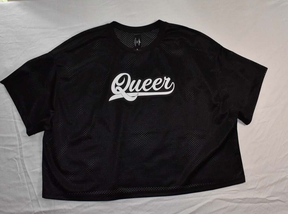 PH by The Phluid Project Queer Athletic Mesh Crop Top XL (1045)